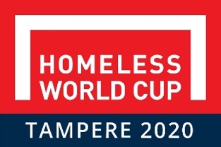 Homeless world cup Tampere 2020 logo